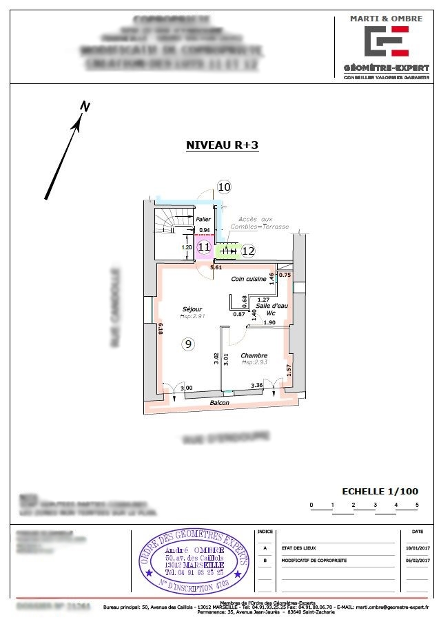 Exemple 1 de modification de copropriété