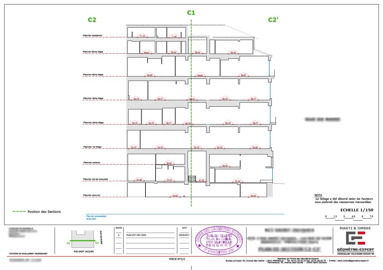 Exemple d'un plan de section