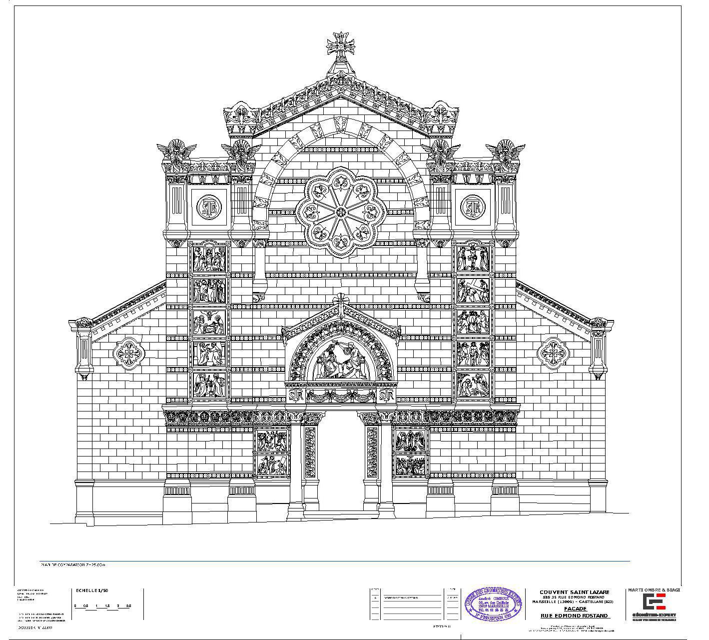 Exemple d'un plan de façade