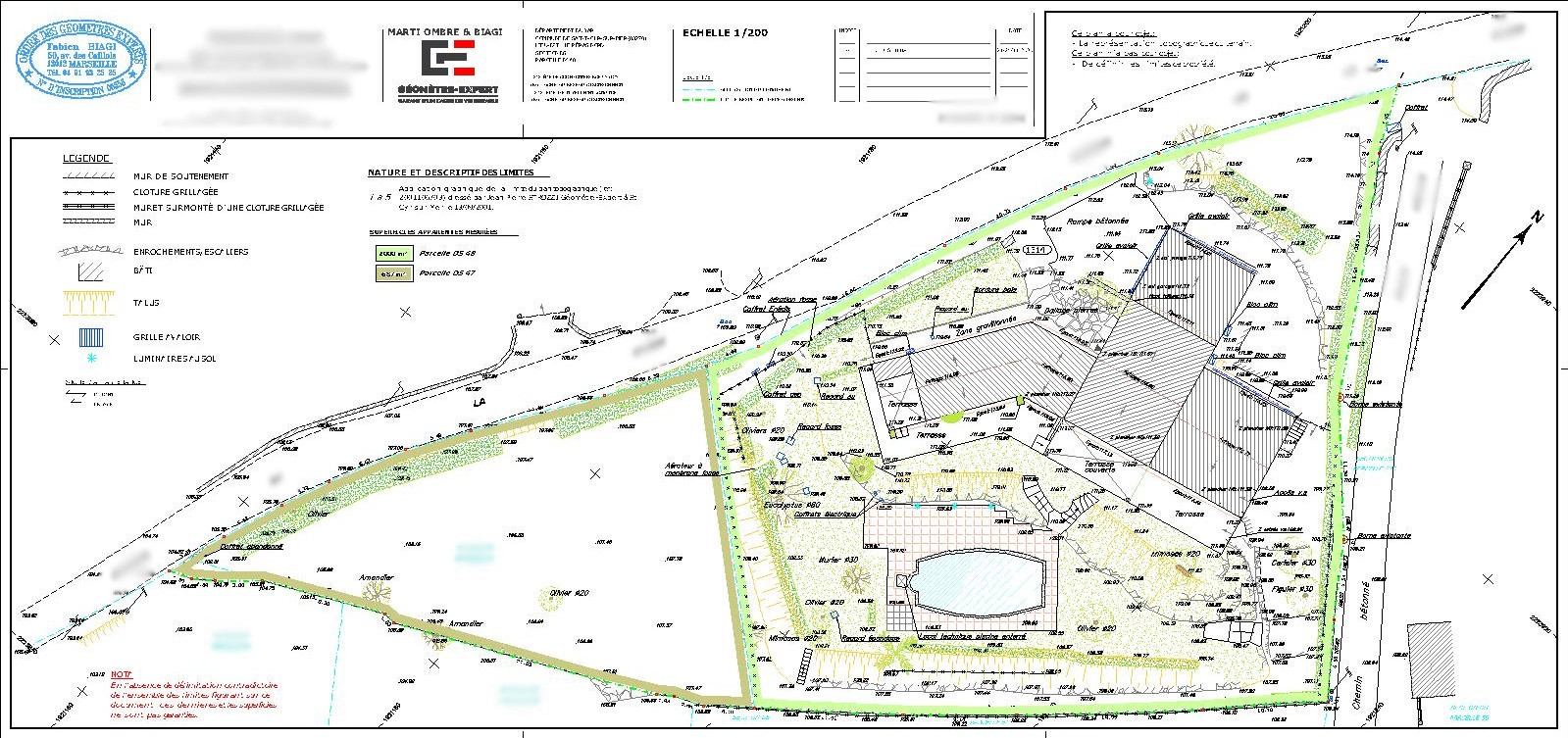 Exemple d'un plan d'état des lieux